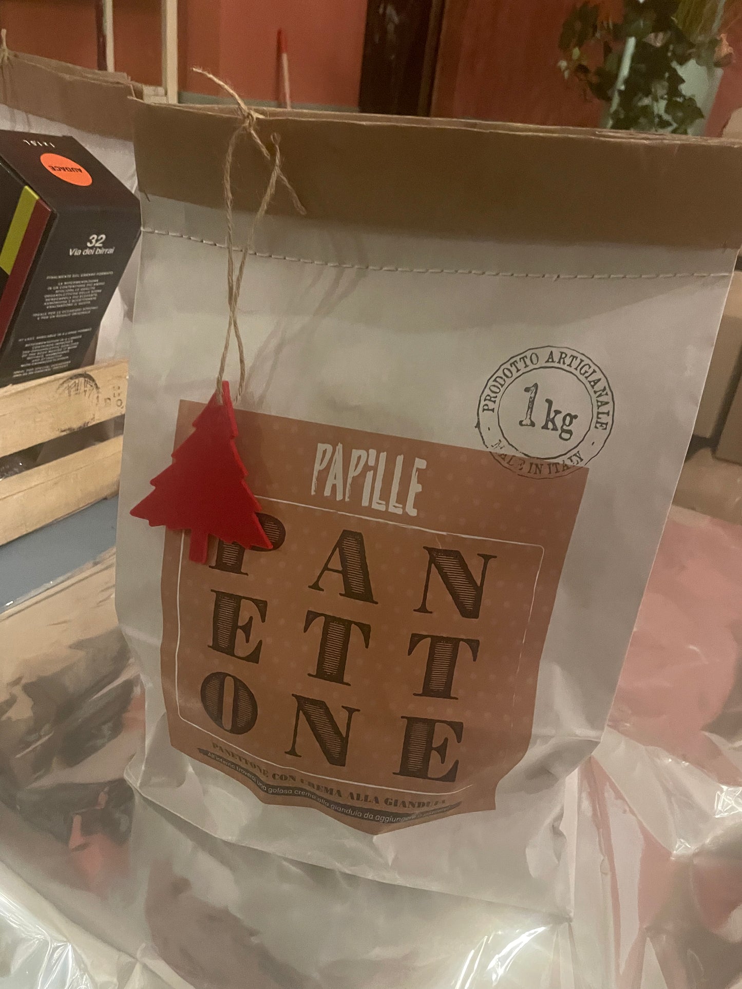 Panettone alla gianduia